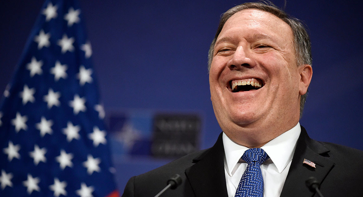 Mike Pompeo is a Fat Zionist Warmongering Lunatic